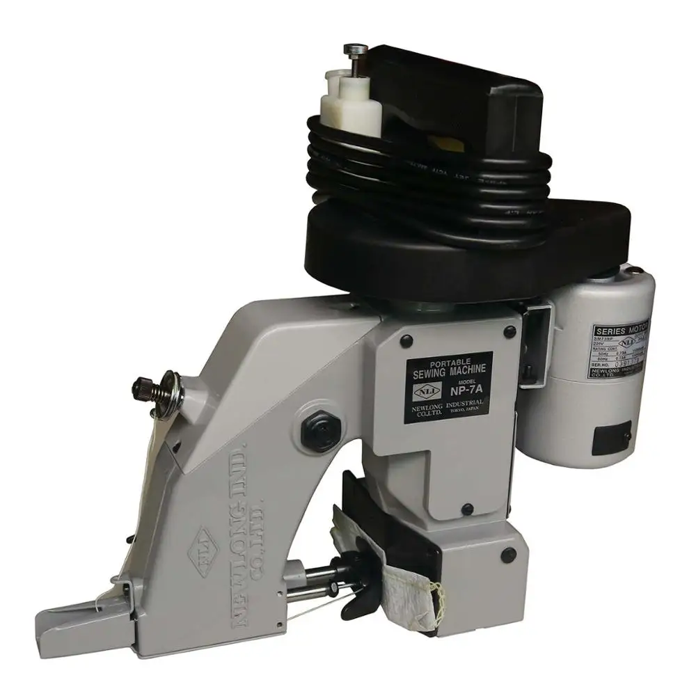 JAPANESE portable electric NLI NEWLONG NP-7 bag sewing machine