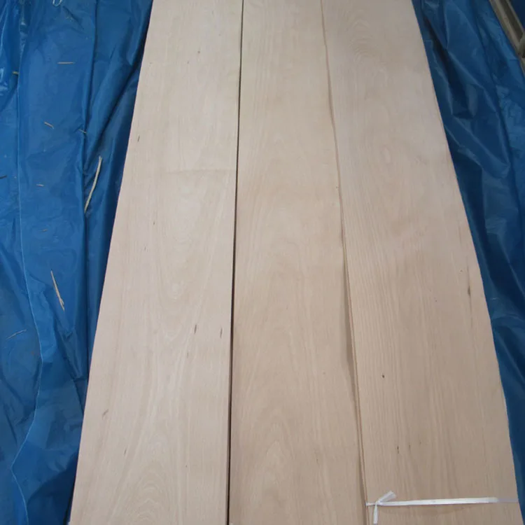 China factory supply natural steamed white beech veneer price list