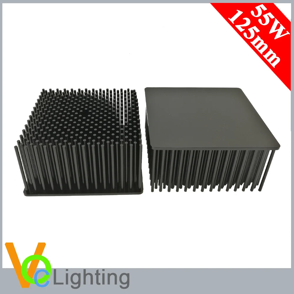 Square COB Vero29 55W Aluminum Pin Fin Passive Heatsink for LED Lighting