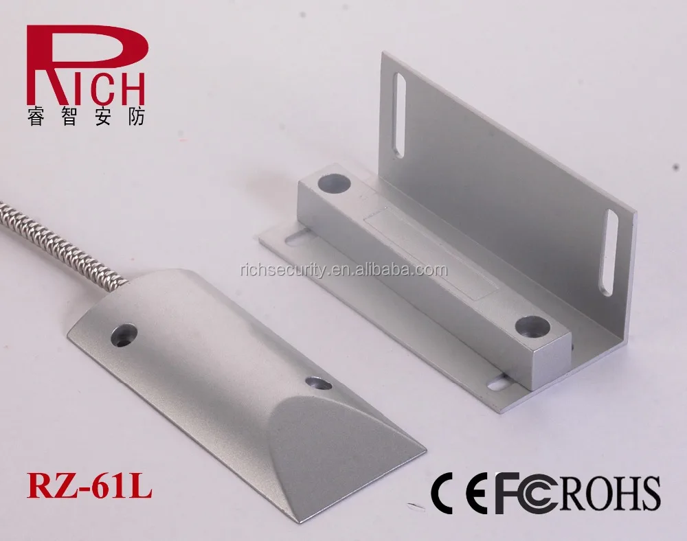 RZ-61L NO normally open reed switch sensor magnetic contact switch with bracket rolling door alarm