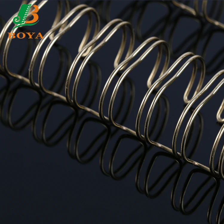 Bookbinding Twin Ring Wire Double Loop Wire Spiral Binding Ring Double Loop Coils