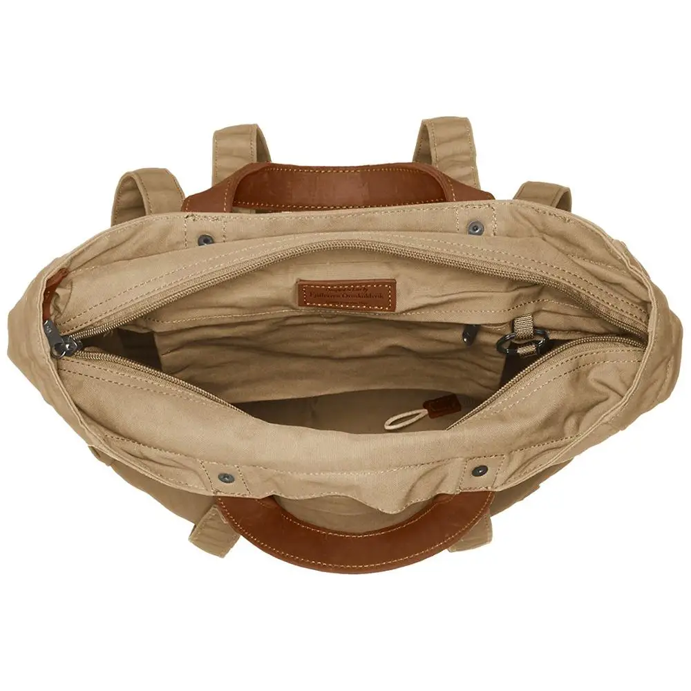 Custom lightweight canvas convertible tote laptop backpack rucksack RPET Recycled DayPack Travel Eco Friendly