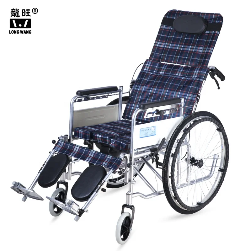  Лидер продаж 2019 больничная Легкая ручная наклонная комод для инвалидов ортопедическая инвалидная коляска