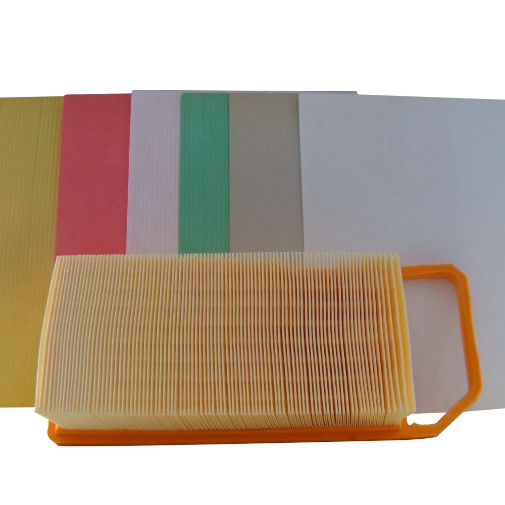 Wood pulp air filter paper for car