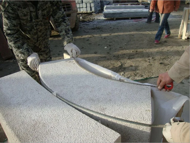 factory directly sale gray granite curbstones with great price