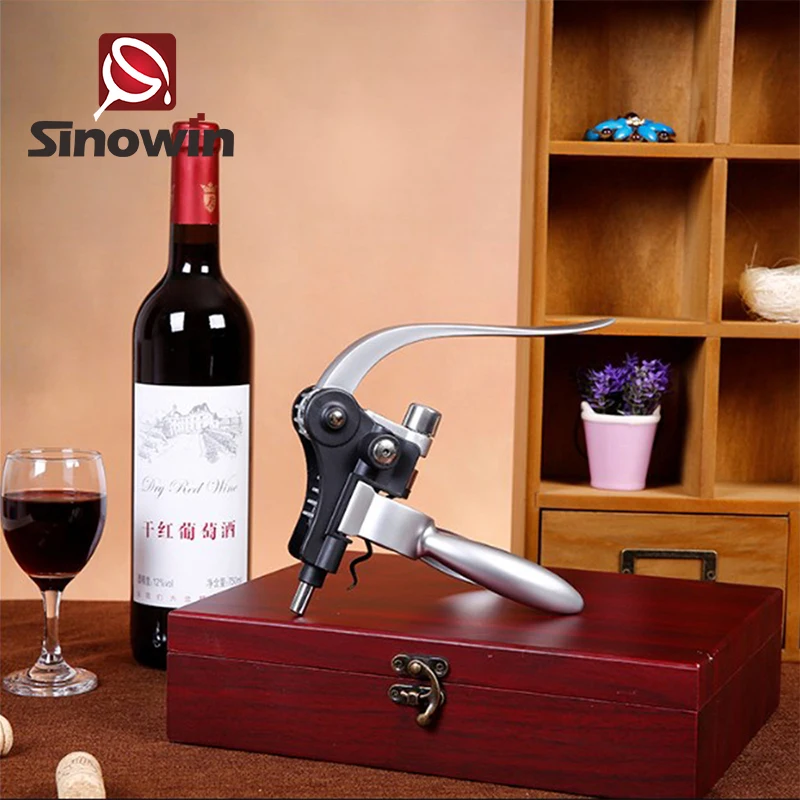 Good Quality Promotional Wooden Box Rabbit Wine Bottle Opener Gift Set