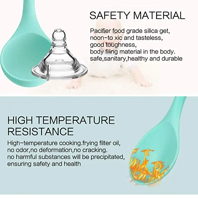 11pcs Silicone Cooking Kitchen Utensils Set, Bamboo Wooden Handles Cooking Tool BPA Free Non Toxic Silicone