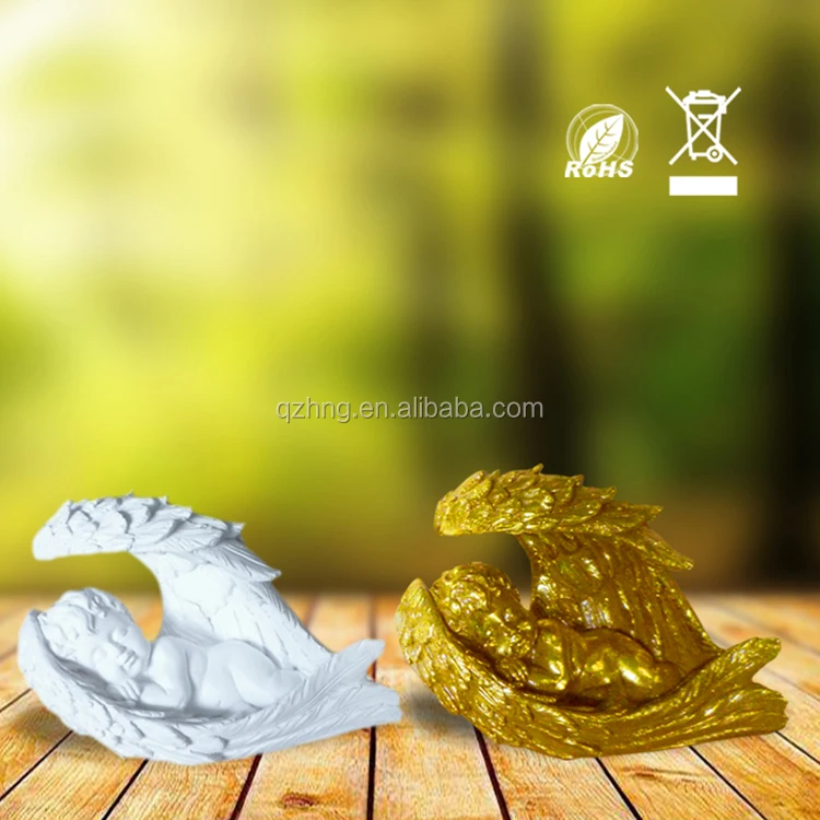 Высокое качество маленькая polyresin декоративные Амур статуя Ангела