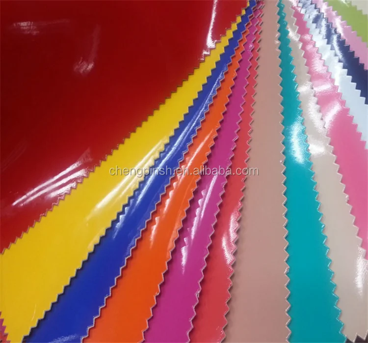 
High Quality Leatherette Mirror Leather Face Pattern Shiny Imitation Vegan Artificial Pvc Pu Leather For Shoes 