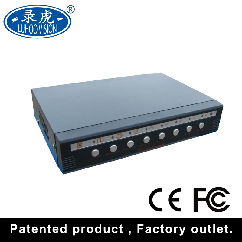 
Big Sale Made-in-china 4 Channel VGA HDMI Output Video System Color Quad Processor 