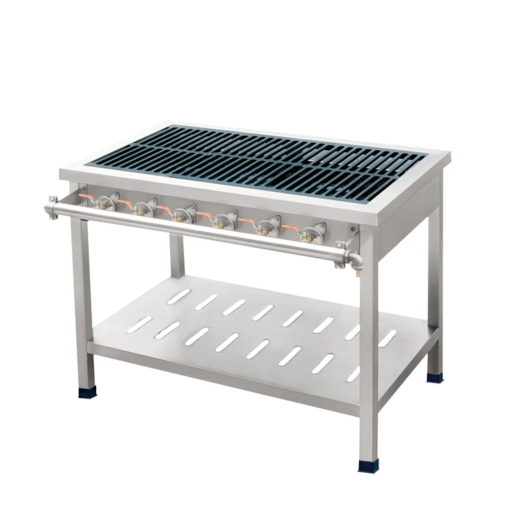 В наличии | Сборки 6 плоский газовая плита вок FCGWS-1206B