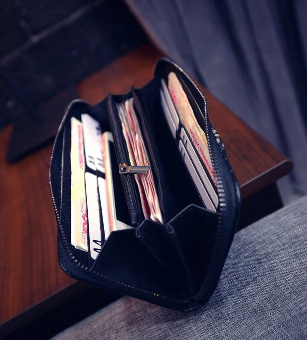 2021 Ladies Fashion Crocodile Print PU Leather Zipper Around Wallet Girls Leopard Purse Wholesale For All Season