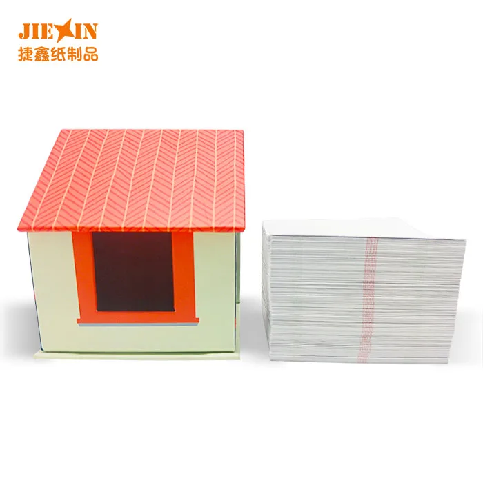 
custom print house shape notepad from China 