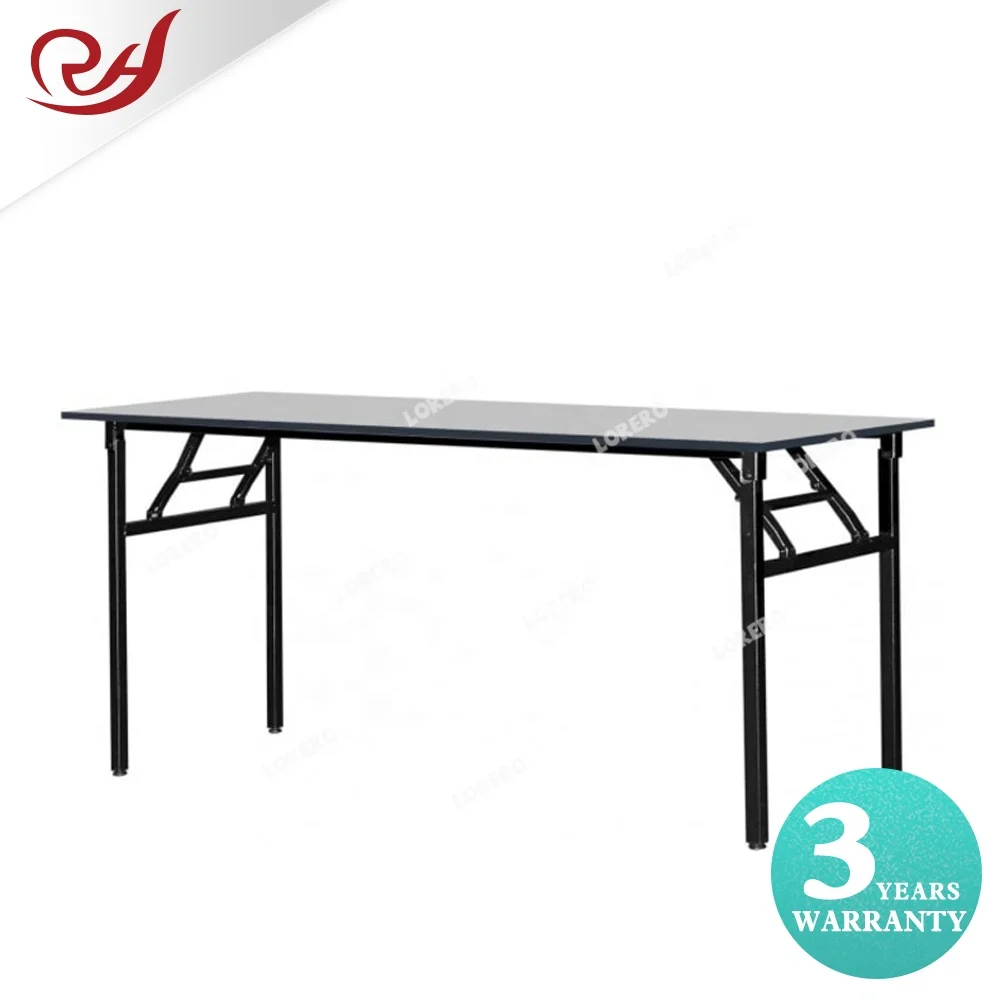 Wholesale Hotel Folded Round low cost Wooden folding wedding table