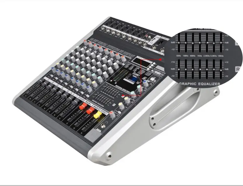 LAIKESI DMR800D 99 DSP dj mixing console audio with 48v phantom power