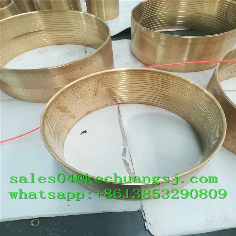 Calibration sleeves for plastic pipe extrusion mould