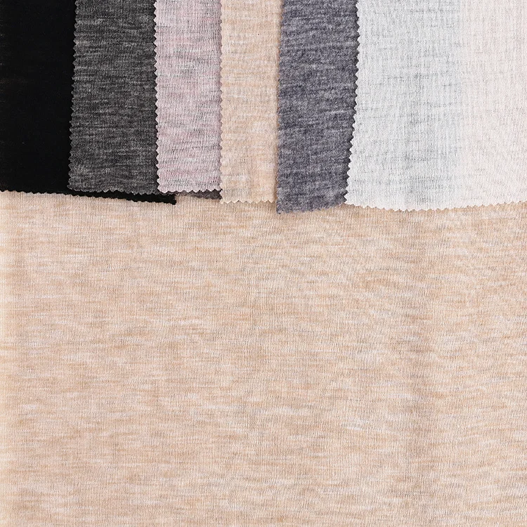 New arrival loose knit hacci angora fabric in women garments