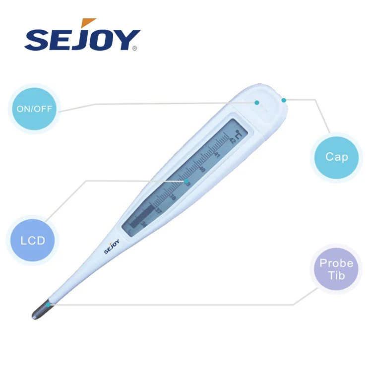 
Graduated Scale Digital Clinical Mercury Free Thermometer 