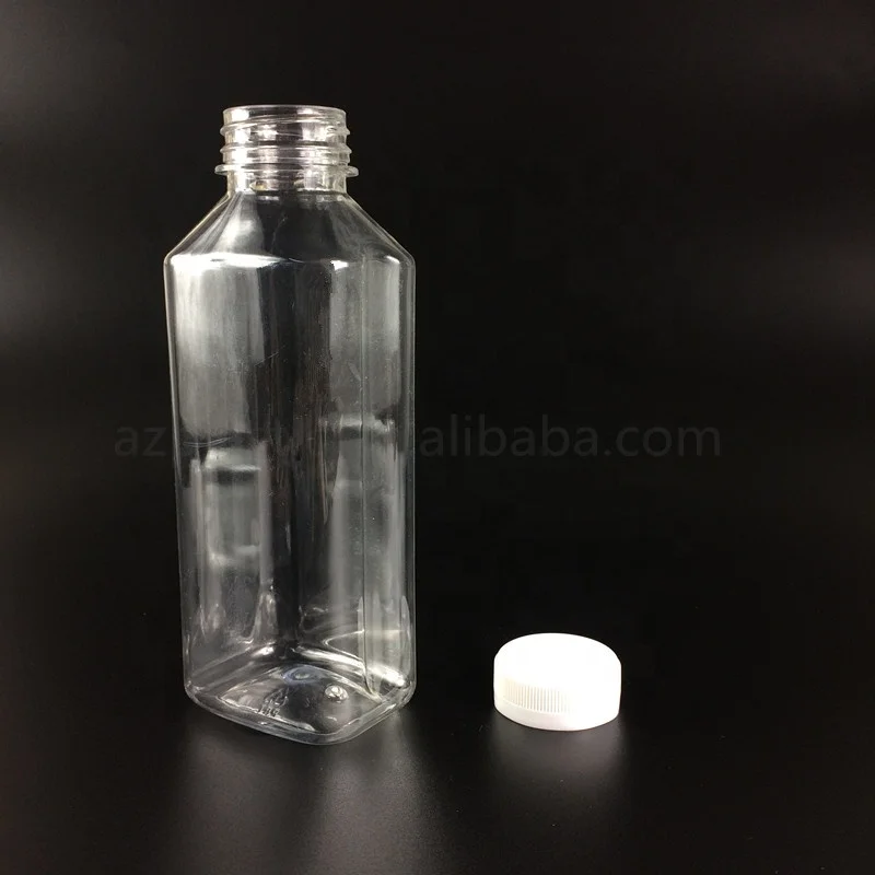 Disposable 350ml PET Plastic Juice Wine Water Bottle Beverage Bottle