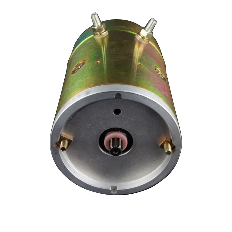 Lifting Equipment brushed Motor Nine Teeth Hydraulic DC Pump Spline Shaft