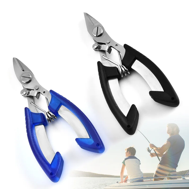 
COG Multi Function Fishing scissors Fishing Pliers with Split Ring Pliers 