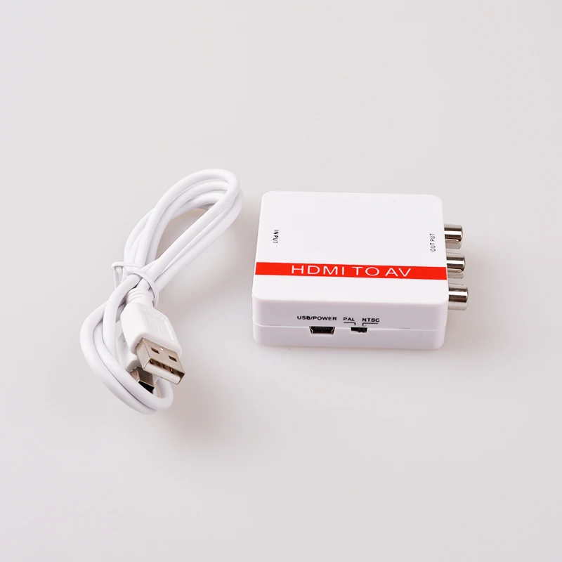 High quality 1080P hdmi to rca HDMI to AV converter