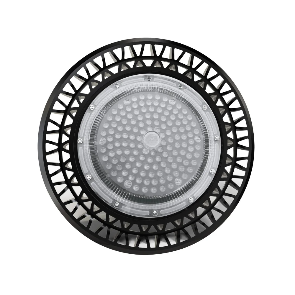 22000 водонепроницаемый светильник Mid 150 Вт Люмен 347 в НЛО эффективность освещения склада низкий промышленный светодиодный светильник для высоких промышленных помещений с объективом