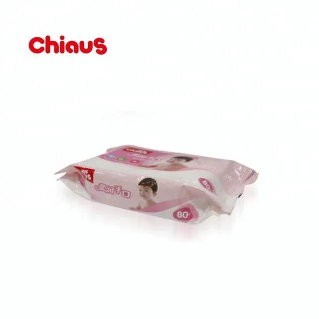 Soft wet napkin and skin use breathable organic baby wet tissues in China