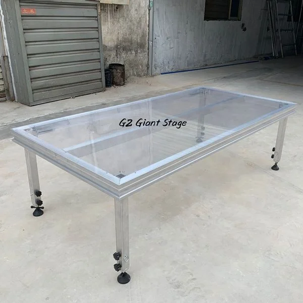 2019 Transparent Acrylic Glass Catwalk Stage for