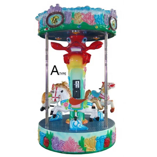 Factory price outdoor commercial kiddie ride carousel ride musical merry go round