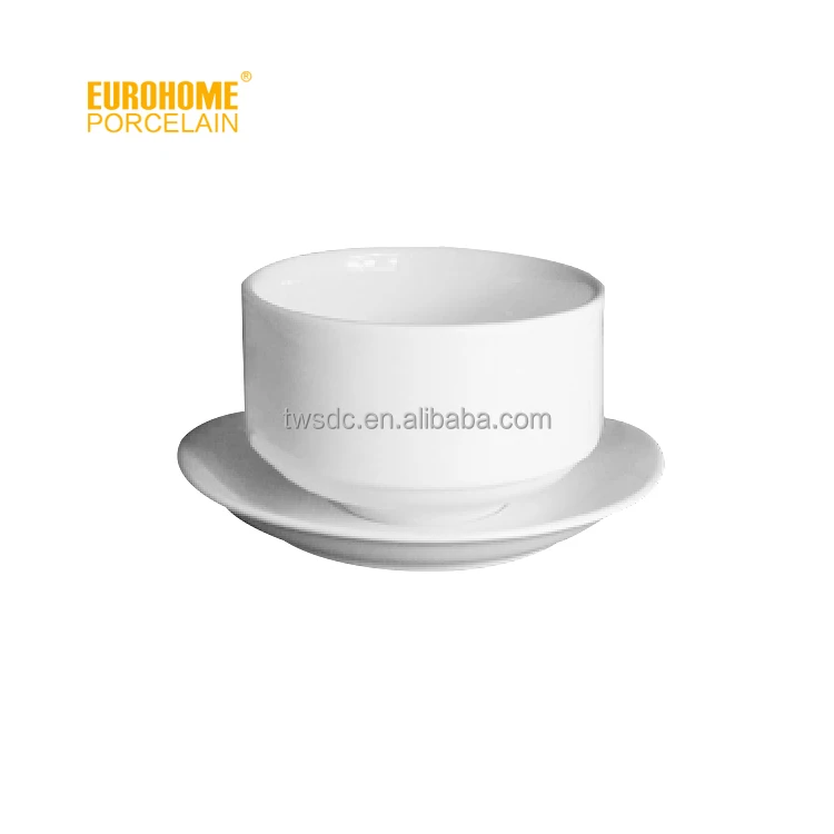 
Unique shaped creative porcelain soup bowl for restaurant 