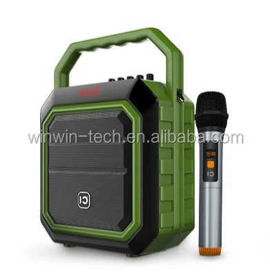 Китай поставщик H2 портативный беспроводной усилитель Bluetooth звук динамик с UHF беспроводной микрофон