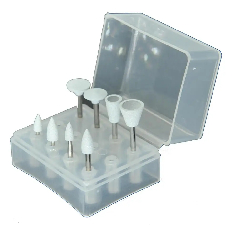 
Coarse silicon polisher bur set for ceramic teeth 