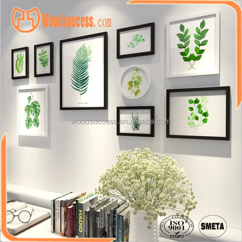 Rectangle wall hanging photo pictures frame for living room