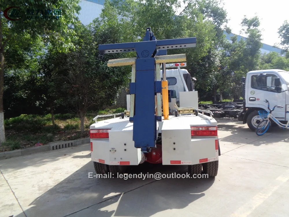 Dongfeng new model KAIPUTE right hand drive 3 tons capacity tow wrecker truck for sale