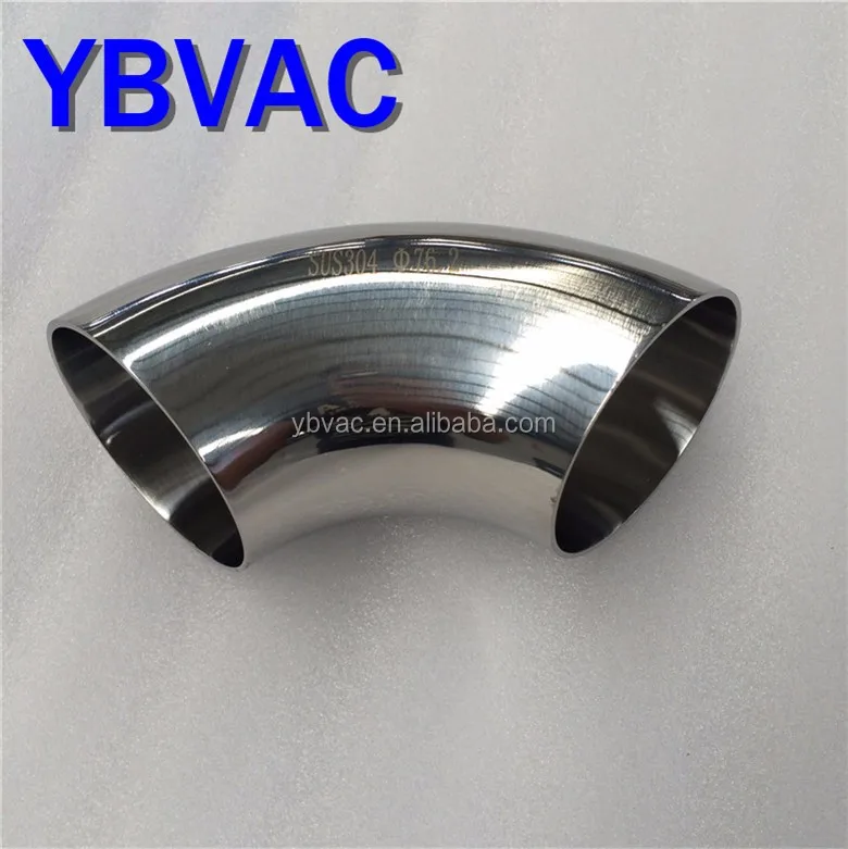 polished welding elbow 3 inches stainless steel