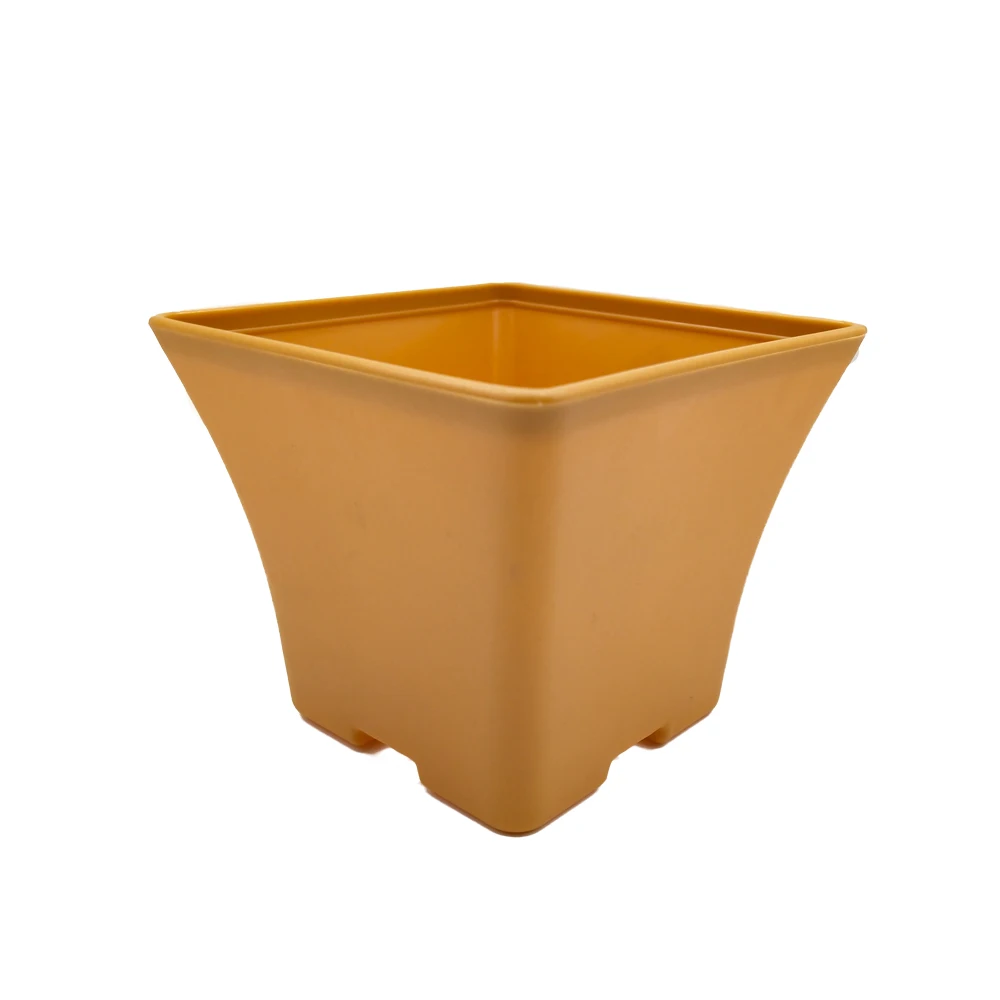 
Wholesale garden small plastic square flowerpot 