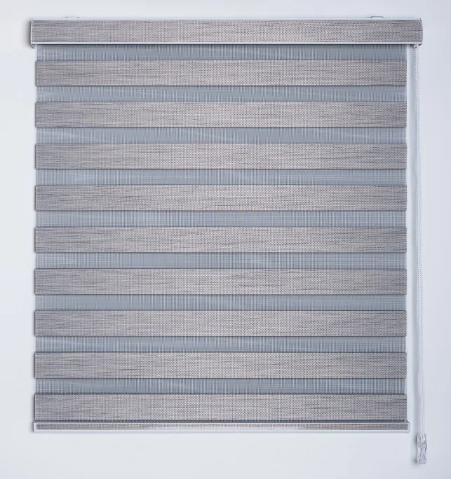 Haoyan manual/ electric zebra double layer fabric blinds shade