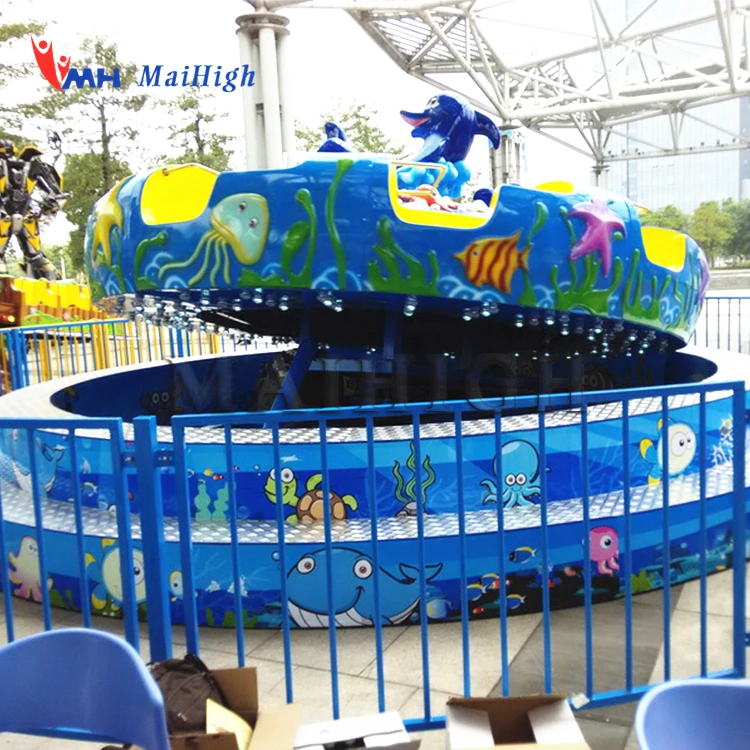 New Outdoor Amusement Park Games Playground Ocean Disc Turntable For Sale