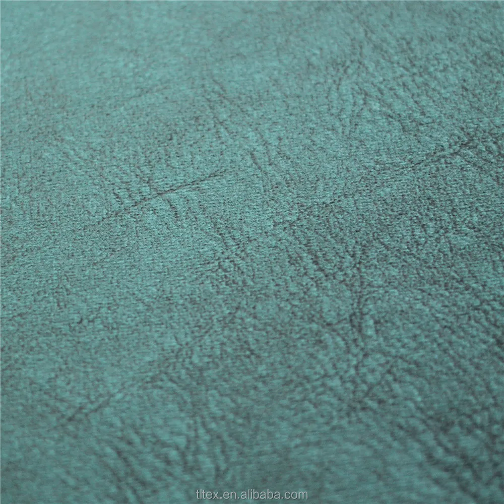 China direct textiles 100% polyester suede fabric,adhesive backed fabric velvet,synthetic leather suede bonded faux fur