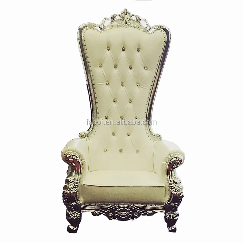 new design classic hand carve gold classic cheap king throne chair V029