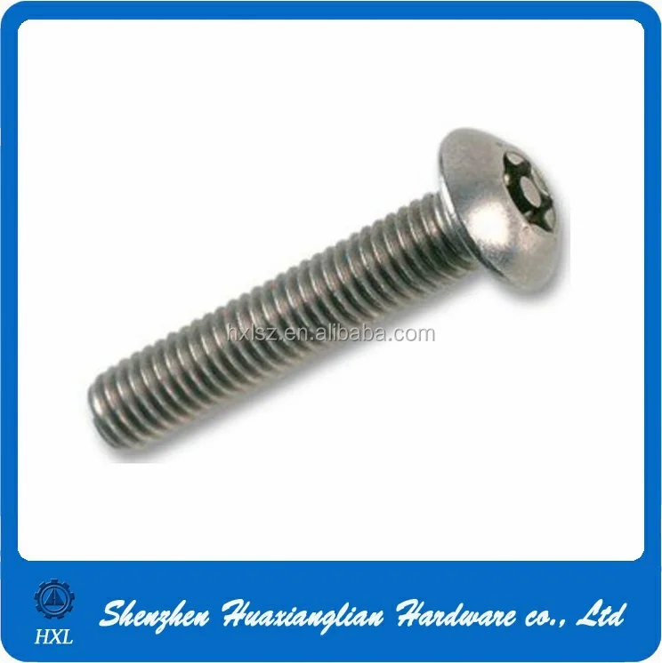 M3 M4 M5 M6 M8 M10 8-32 Stainless Steel Torx Flat Head Tamper Anti-theft Screws