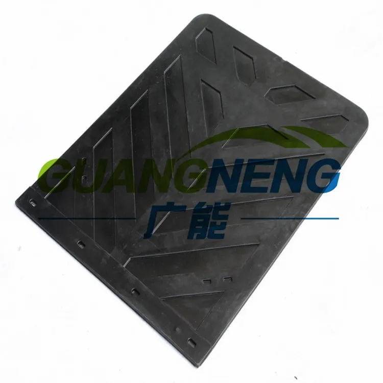 For trailer trucks rubber black mudguard