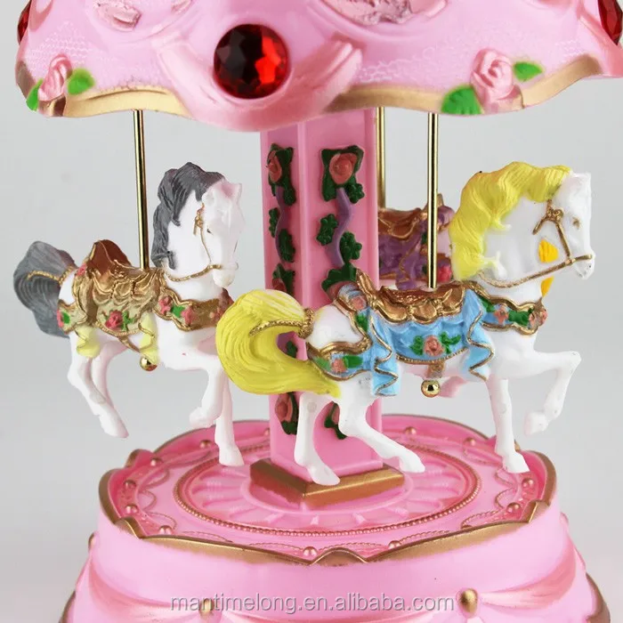 Merry-Go-Round Carousel Music Box For Kids Wedding Gift Toy