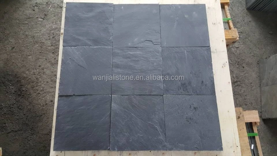 
China Black Slate roof Tile 