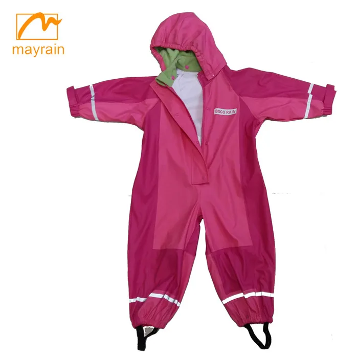 factory price kids rainsuits waterproof raincoats for children logo