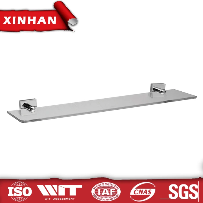 
Wall mounted bathroom Bottle Bar clear glass shelf for bathroom 