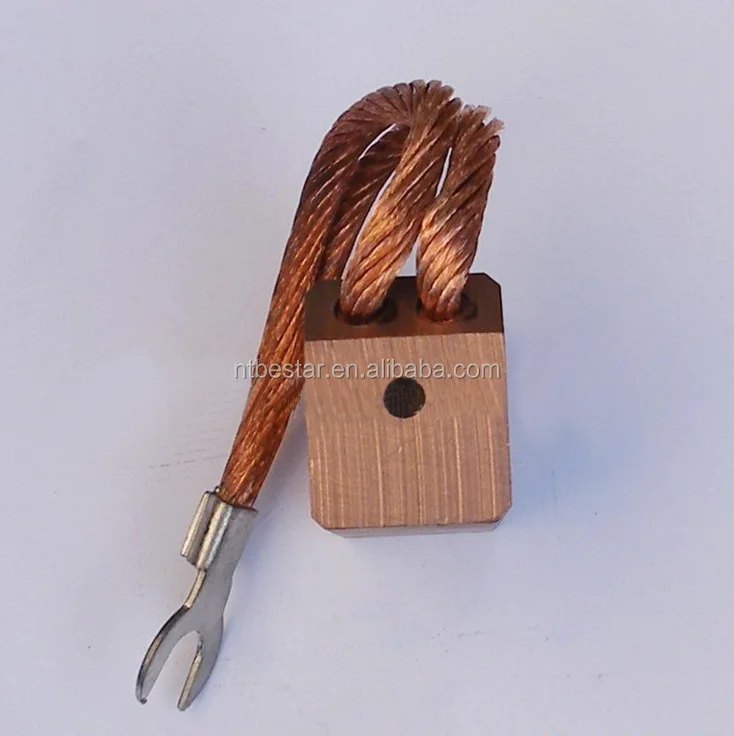 hot sale 25x32x60 copper generator carbon brush ,high quality free sample