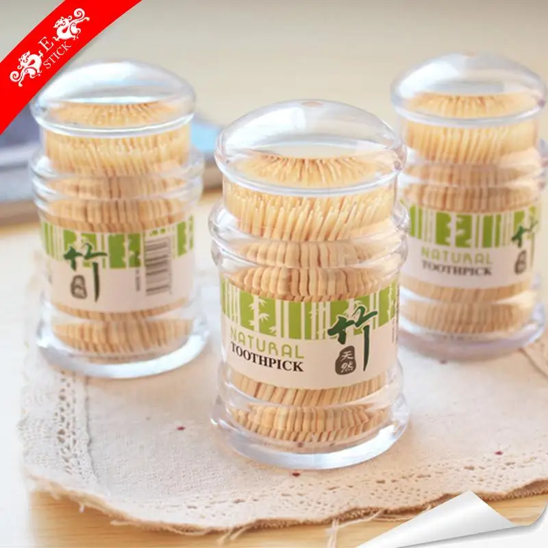Жесткий одноразовые мини зубочистки корицы в коробке