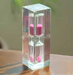 Promotion Gift Acrylic Hourglass 2 Minute Acrylic Sand Timer